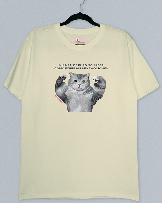 Playera Gato gym
