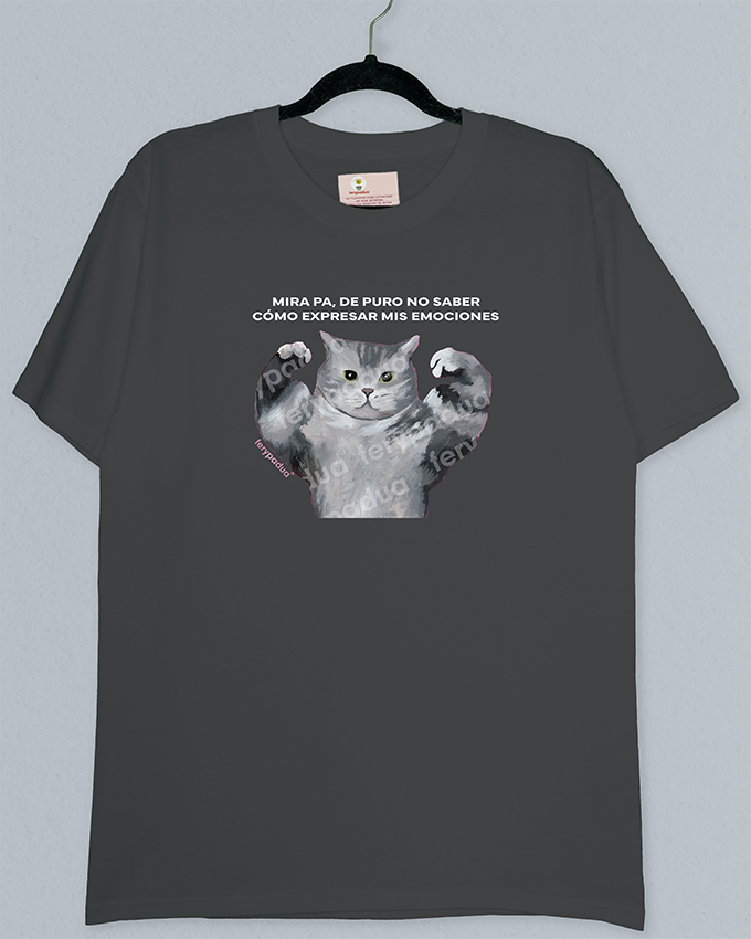 Playera Gato gym