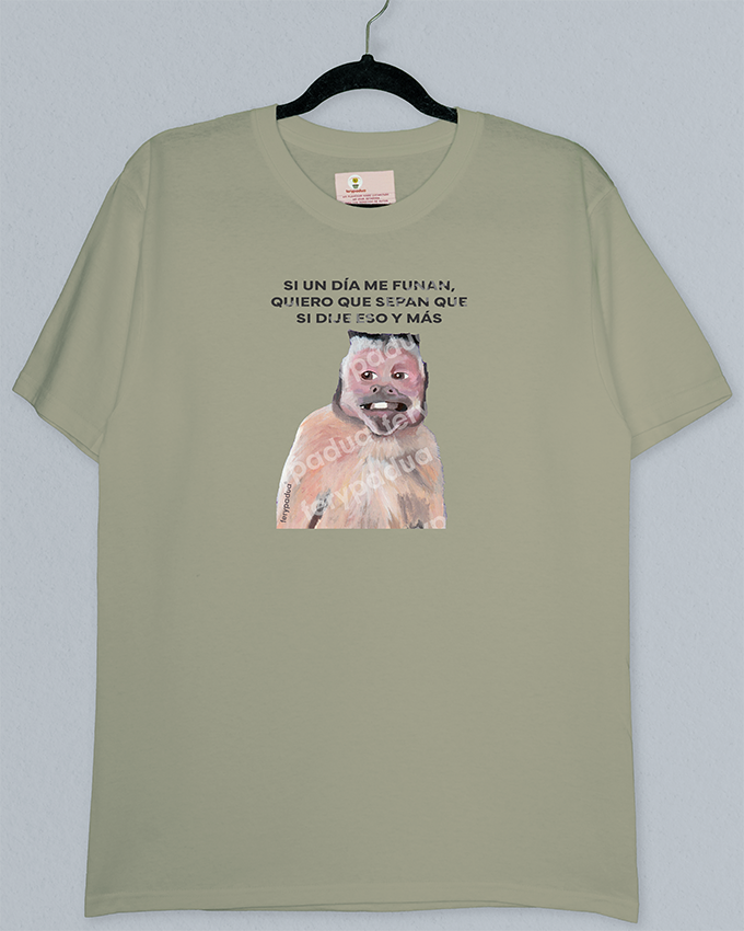 Playera Mono funa