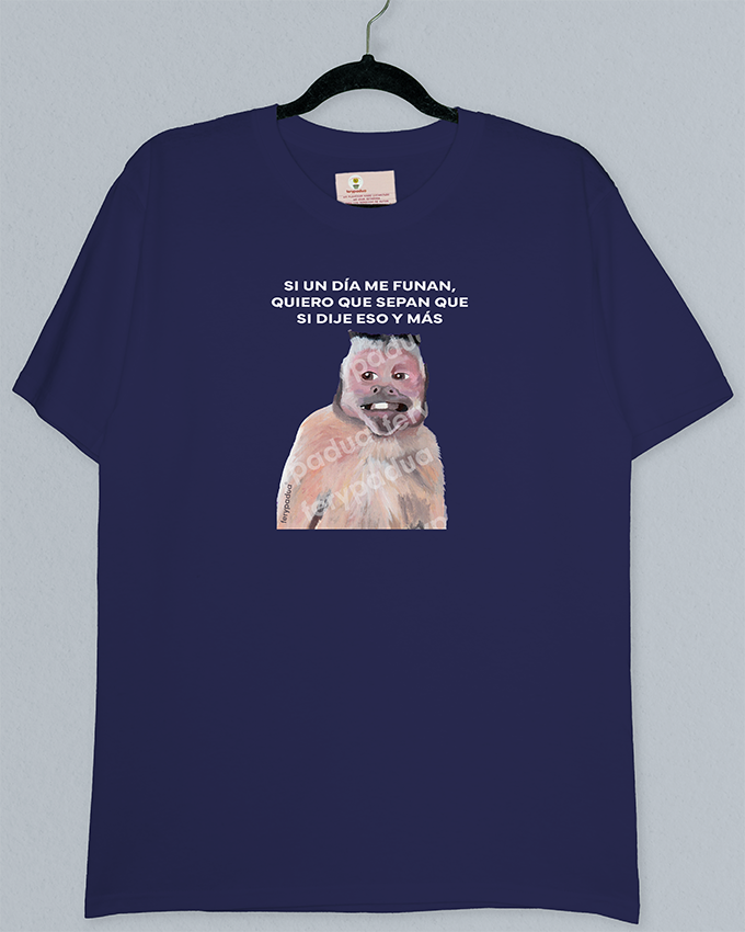 Playera Mono funa