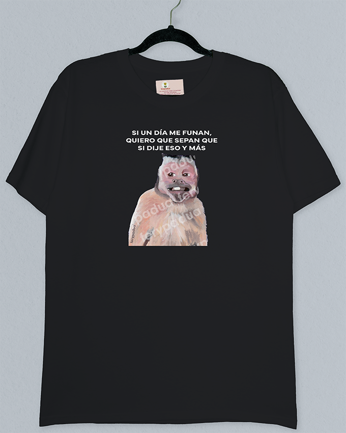 Playera Mono funa
