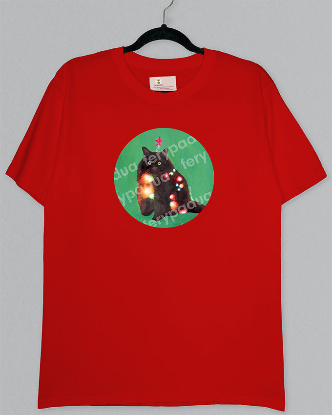 Playera Gato serie-BF