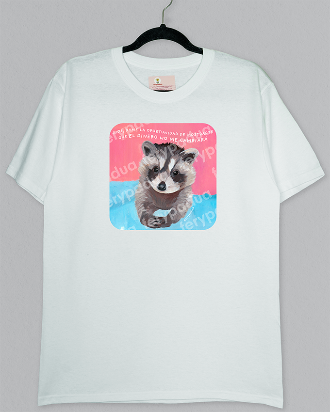 Playera Mapache dinero-BF
