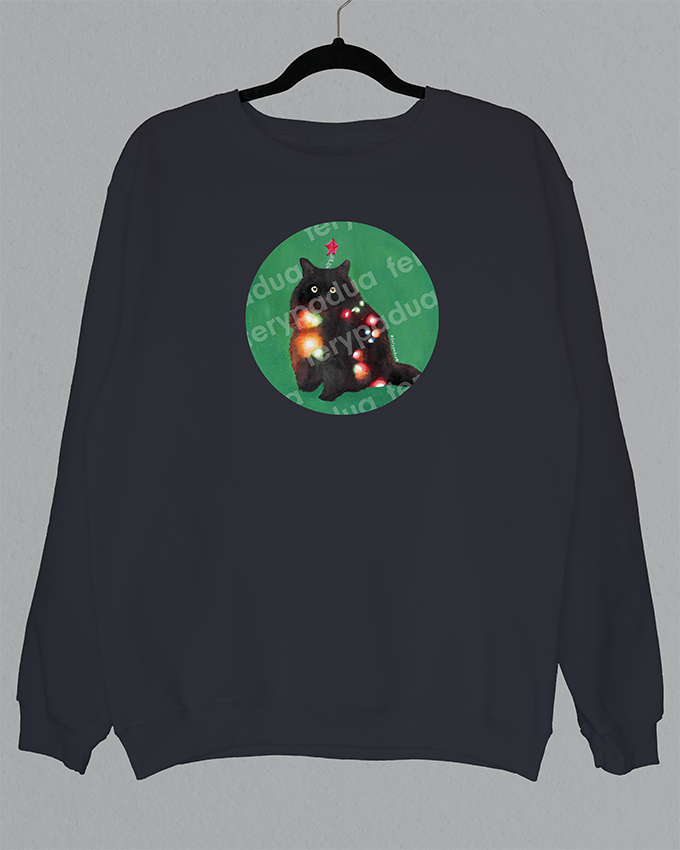 Sudadera Gato serie-BF