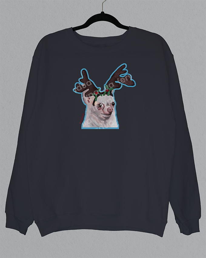 Sudadera Chihuahua reno contorno-BF