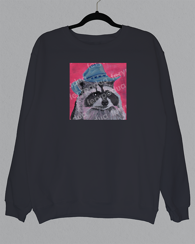 Sudadera Mapache vaquero-BF