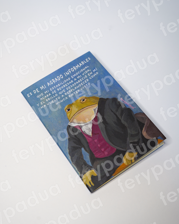 Mini libreta Sapo informar