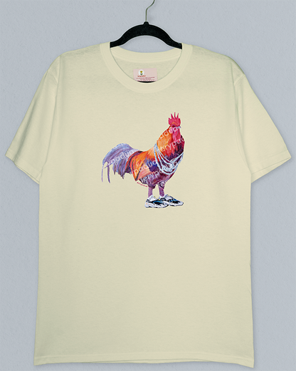 Playera Gallo con tenis