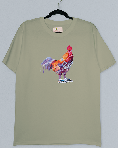 Playera Gallo con tenis