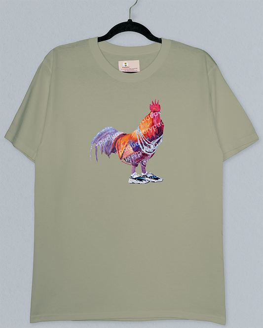 Playera Gallo con tenis