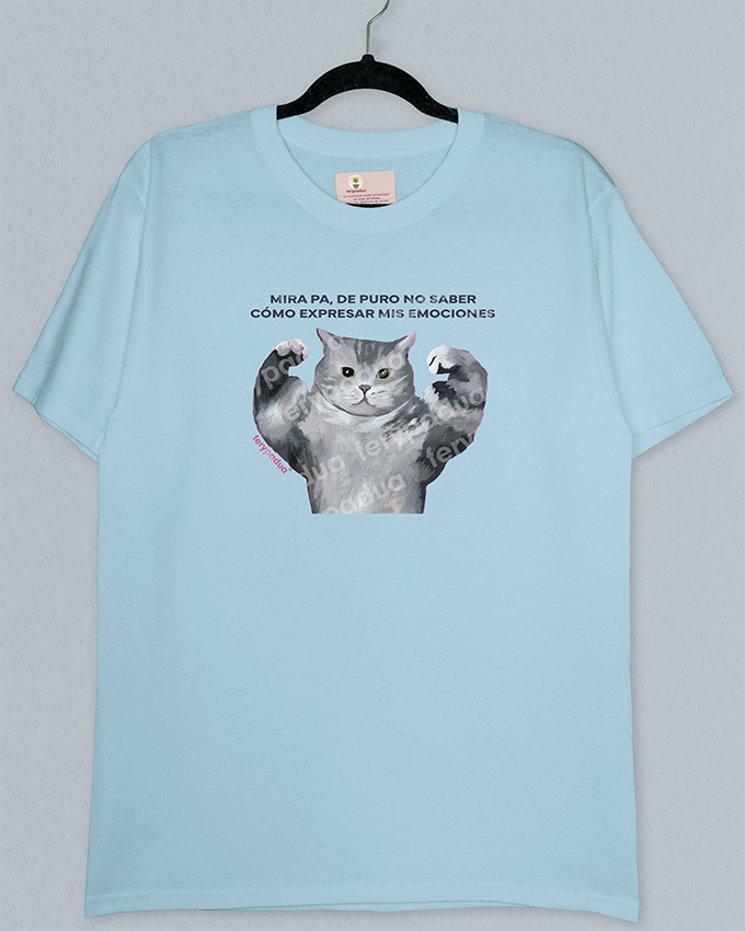 Playera Gato gym