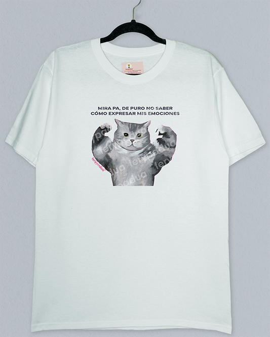 Playera Gato gym