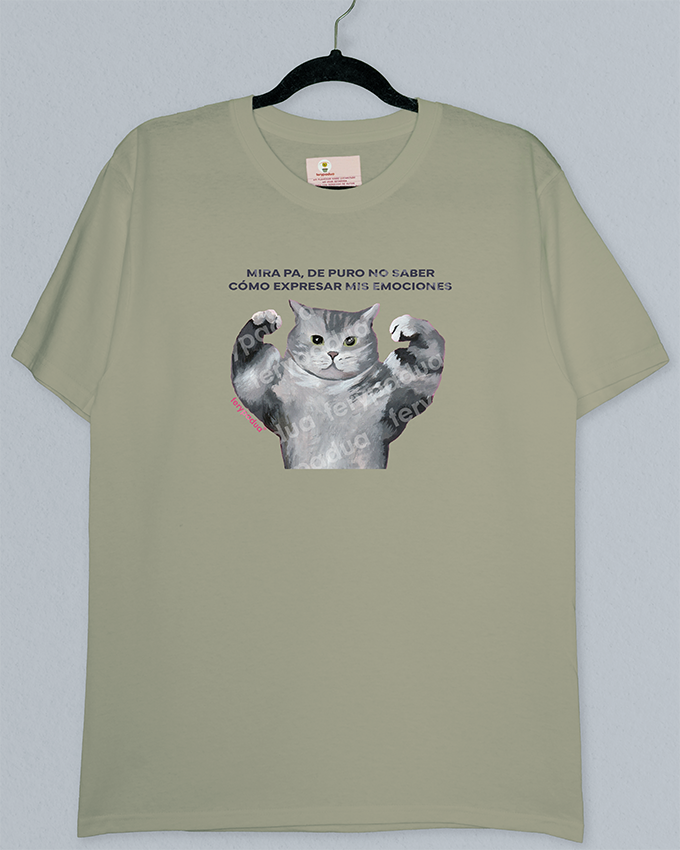 Playera Gato gym