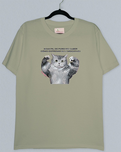 Playera Gato gym