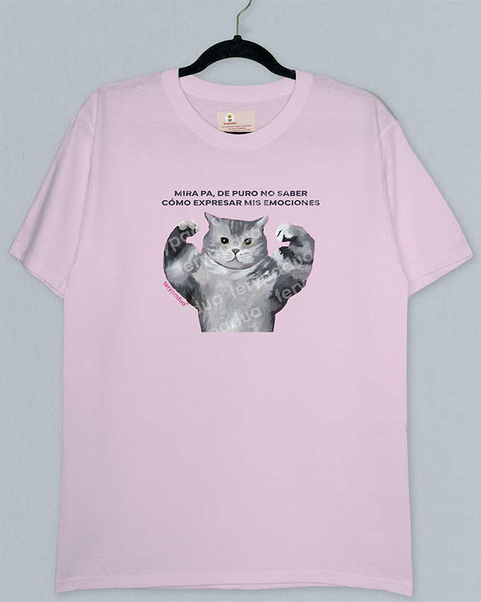 Playera Gato gym