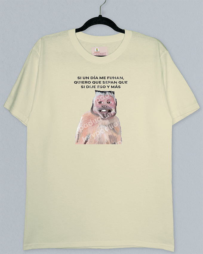 Playera Mono funa