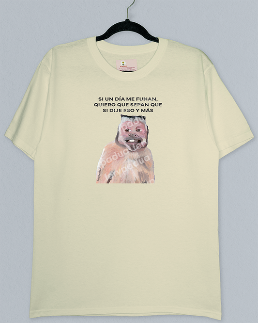 Playera Mono funa