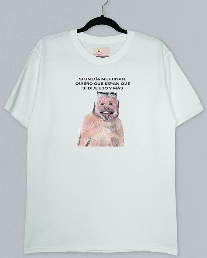 Playera Mono funa