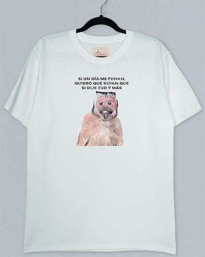 Playera Mono funa
