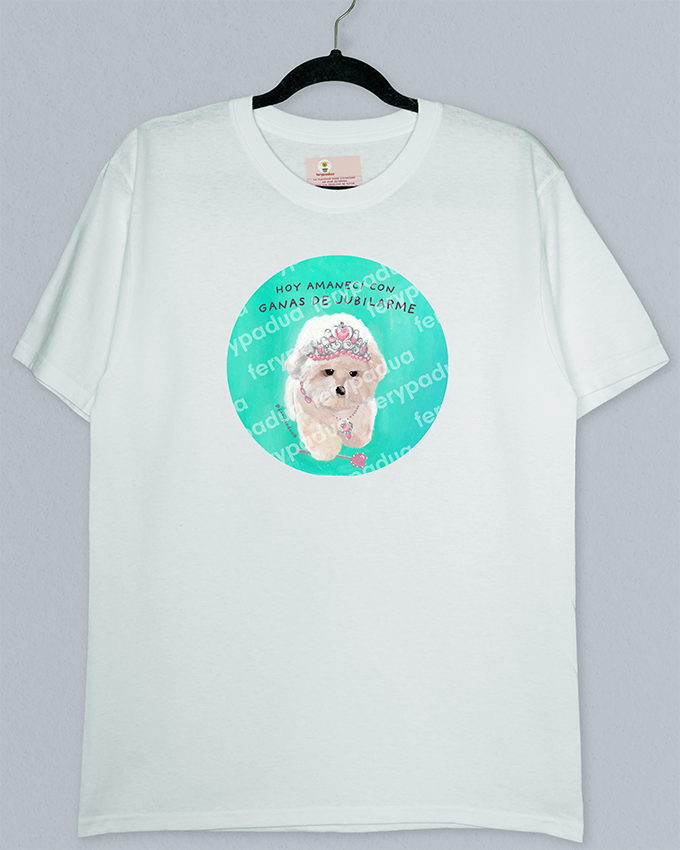 Playera Perro jubilado