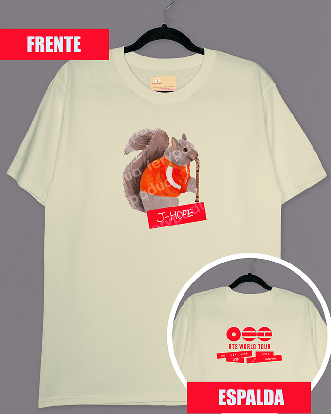 J-Hope flute T-shirt + logo on back