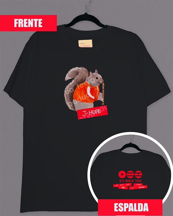 J-Hope flute T-shirt + logo on back