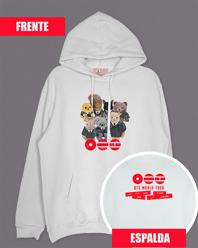 Hoodie Arirang BTS + logo on back