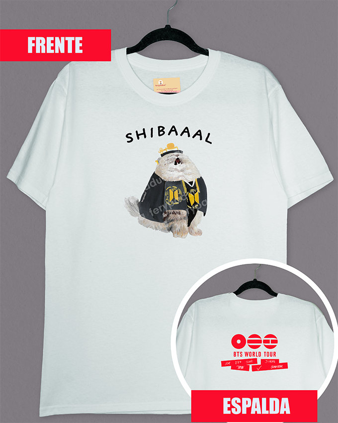 Shibal T-shirt + logo on back