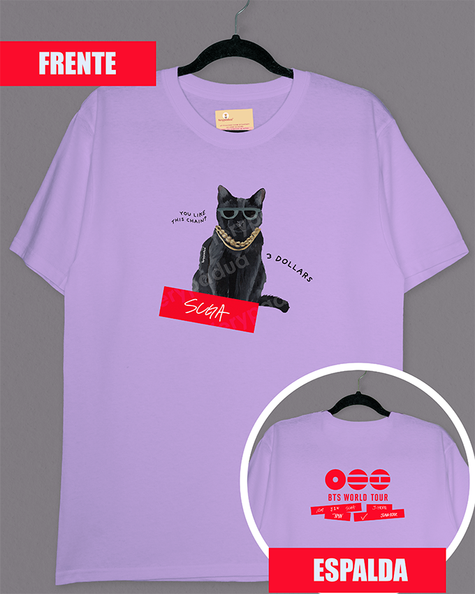 Suga T-shirt 3 dollars + logo on back