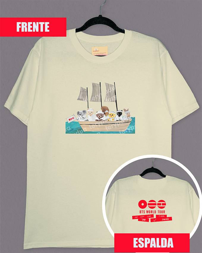 Swim T-shirt BTS + logo on back