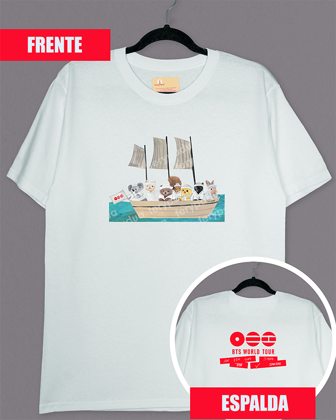 Swim T-shirt BTS + logo on back