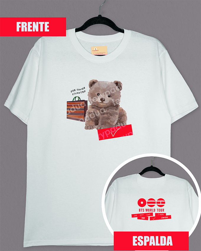 Cilantro T-shirt + logo on back