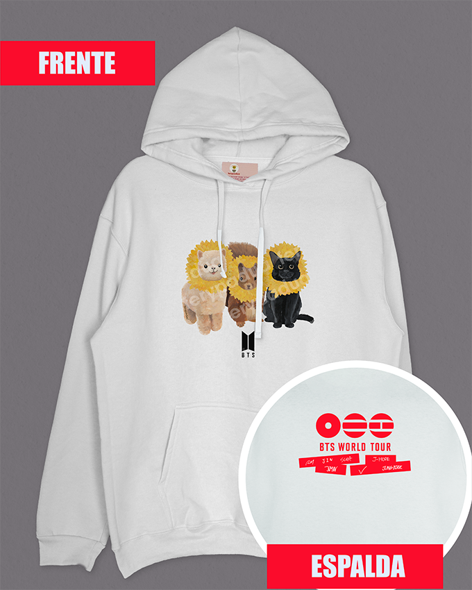 BTS Sunflower Hoodie + logo on back