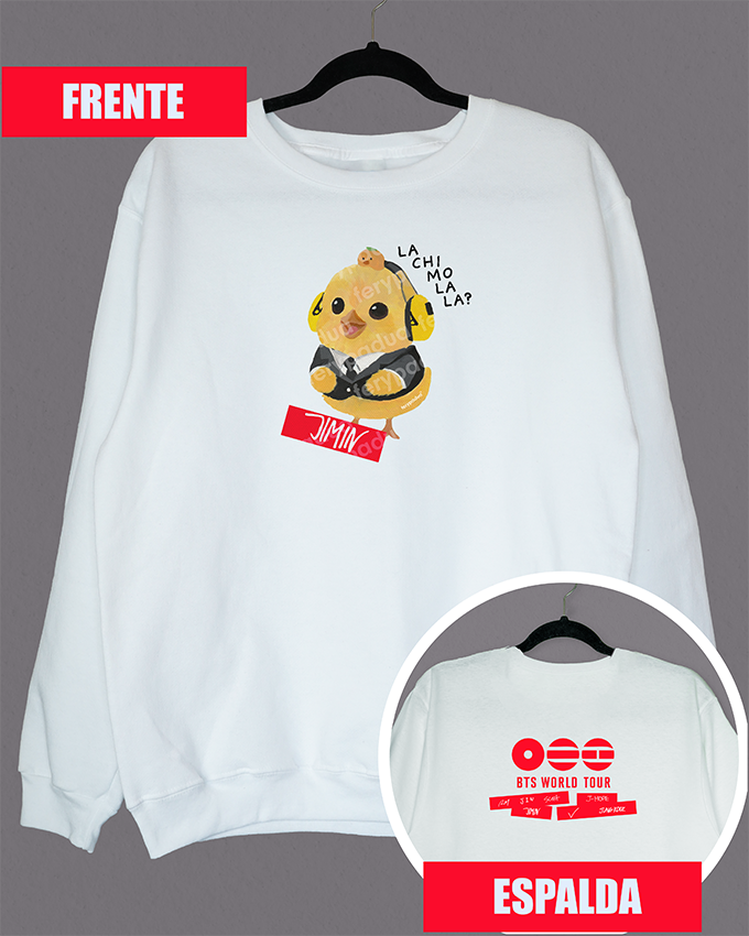 Jimin Lachimolala sweatshirt + logo on back