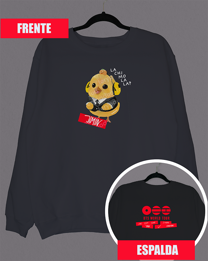 Jimin Lachimolala sweatshirt + logo on back