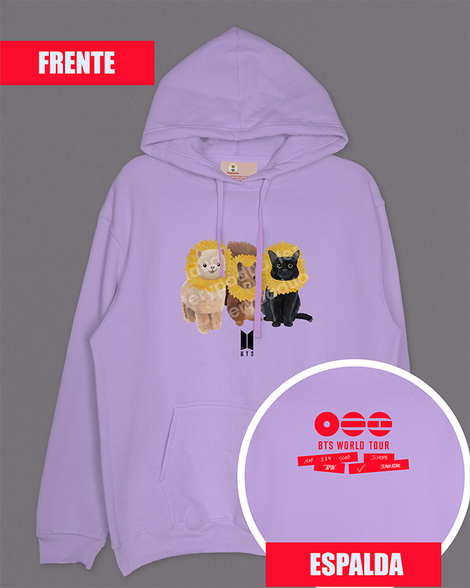 BTS Sunflower Hoodie + logo on back