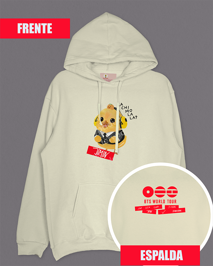 Hoodie Jimin Lachimolala + logo on back