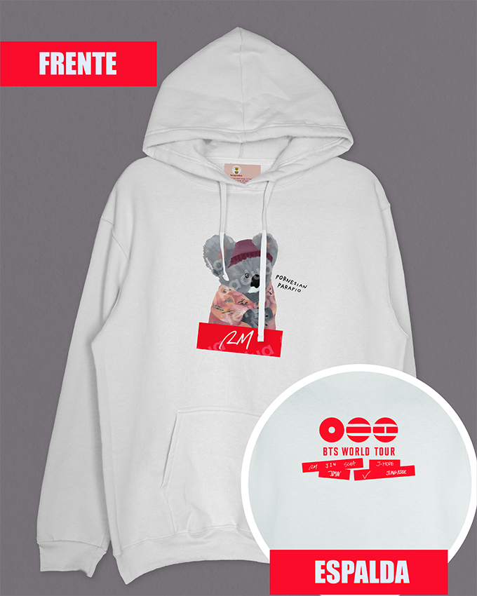 RM Polynesian hoodie + logo on back