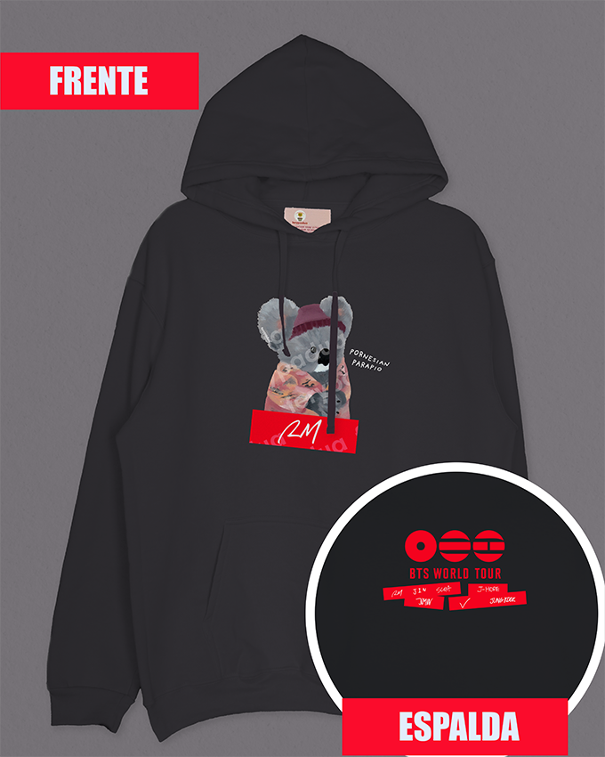 RM Polynesian hoodie + logo on back