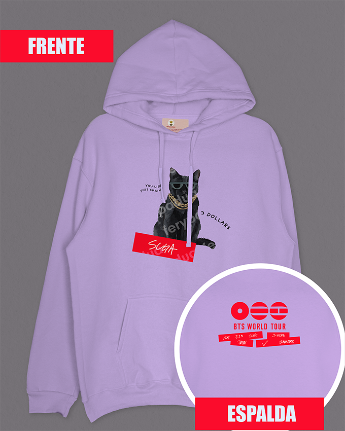 Suga Hoodie 3 dollars + back logo