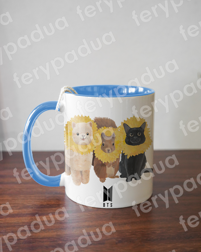 BTS Sunflowers Mug