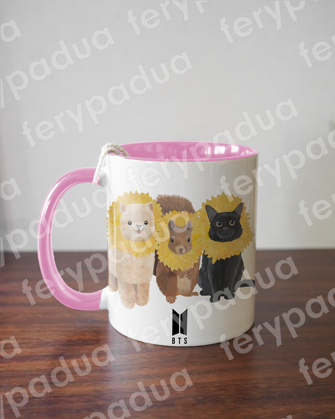 BTS Sunflowers Mug